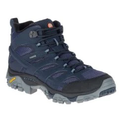Merrell Moab 2 Mid GORE-TEX Wanderschuhe Blau/schwarz