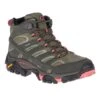 Merrell Moab 2 MID GORE-TEX Damen Wanderschuhe Grün/koralle -Merrell Verkaufsgeschäft j41094 001
