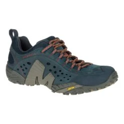 Merrell Intercept Trekkingschuhe Dunkelblau/hellgrau/rot