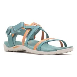 Merrell Terran 3 Cush Lattice Damen Sandalen Blau/rot