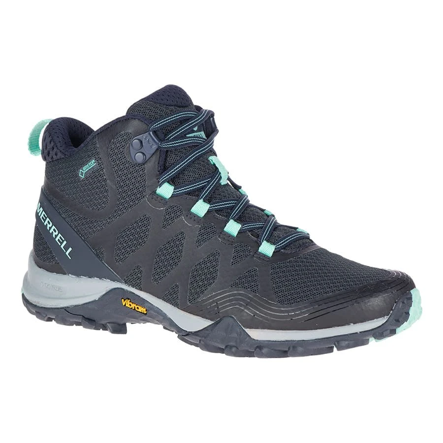 Merrell Siren 3 Mid GORE-TEX Damen Wanderschuhe Blau/grau 3 Merrell Siren 3 Mid GORE-TEX Damen Wanderschuhe Blau/grau