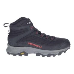 Merrell Moab Speed Thermo Mid Waterproof Spike Wanderschuhe Schwarz/rot