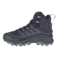 Merrell Moab Speed Thermo Mid Waterproof Wanderschuhe Schwarz/dunkelgrau/hellblau