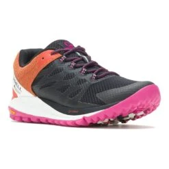 Merrell Antora 2 GORE-TEX Damen Trailrunningschuhe Schwarz/orange/rosa