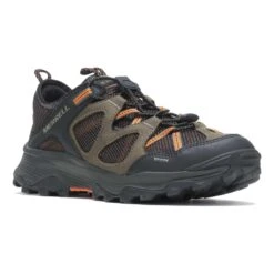 Merrell Speed Strike Leather Sieve Sandalen Grau/rot