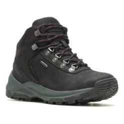 Stiefel Merrell Mid Leather Waterproof Damen Schwarz