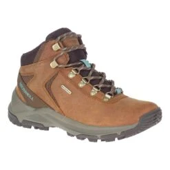 Merrell Mid Leder Wasserdichte Damenstiefel Braun