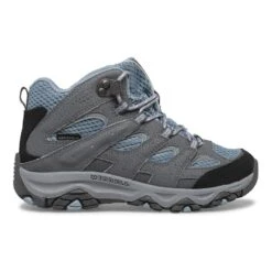 Merrell Moab 3 Mid Waterproof Kinder Wanderschuhe Grau/blau