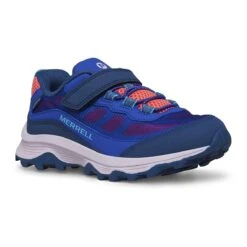Merrell Moab Speed Low A/C Waterproof Kinder Trekkingschuhe Blau/rot