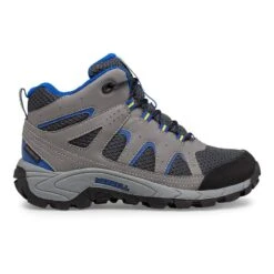 Merrell Oakcreek Mid Lace Waterproof Kinder Stiefel Grau/blau
