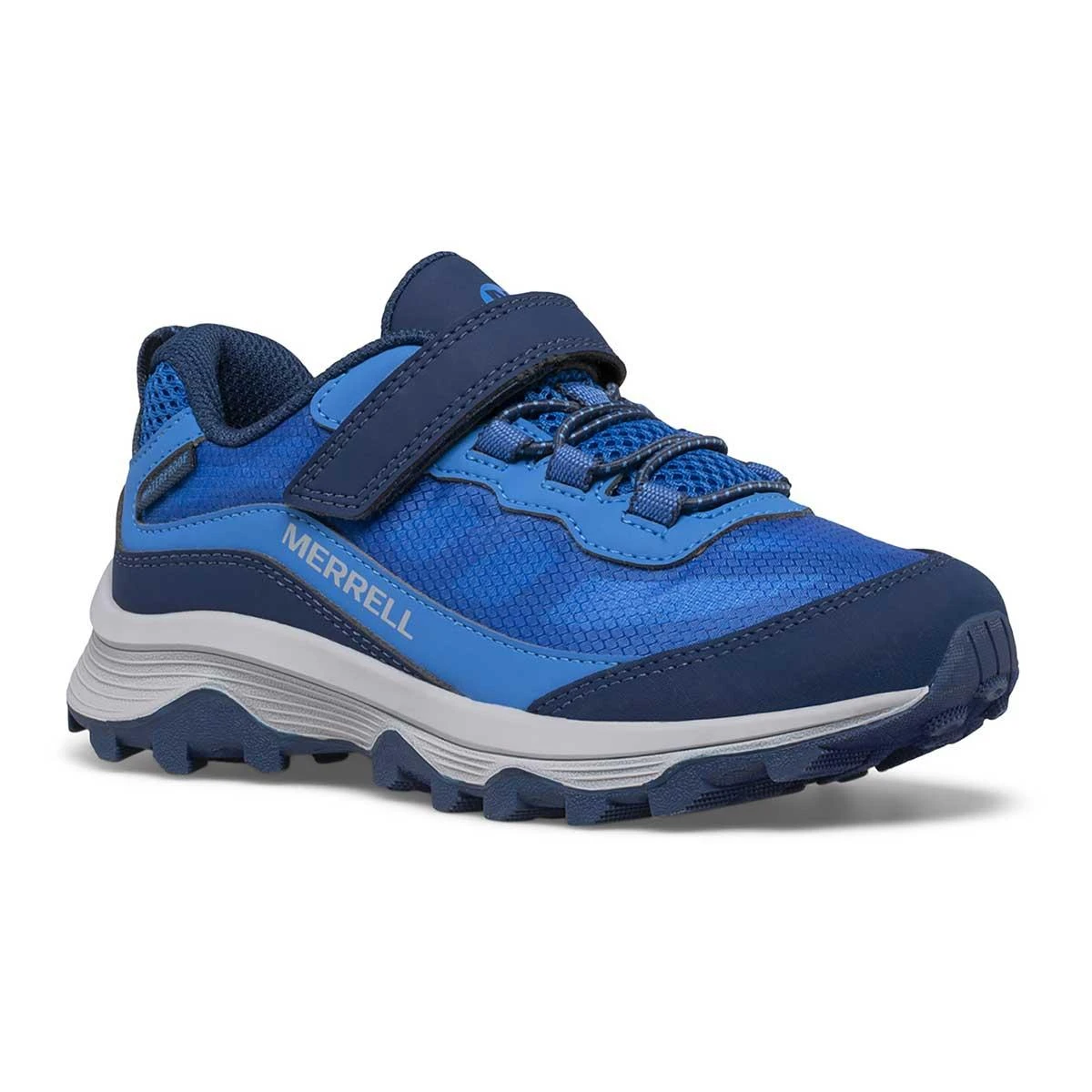 Merrell Moab Speed Low A/C Waterproof Kinder Trekkingschuhe Blau 3 Merrell Moab Speed Low A/C Waterproof Kinder Trekkingschuhe Blau